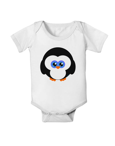 Cute Penguin Christmas Baby Romper Bodysuit-Baby Romper-TooLoud-White-06-Months-Davson Sales