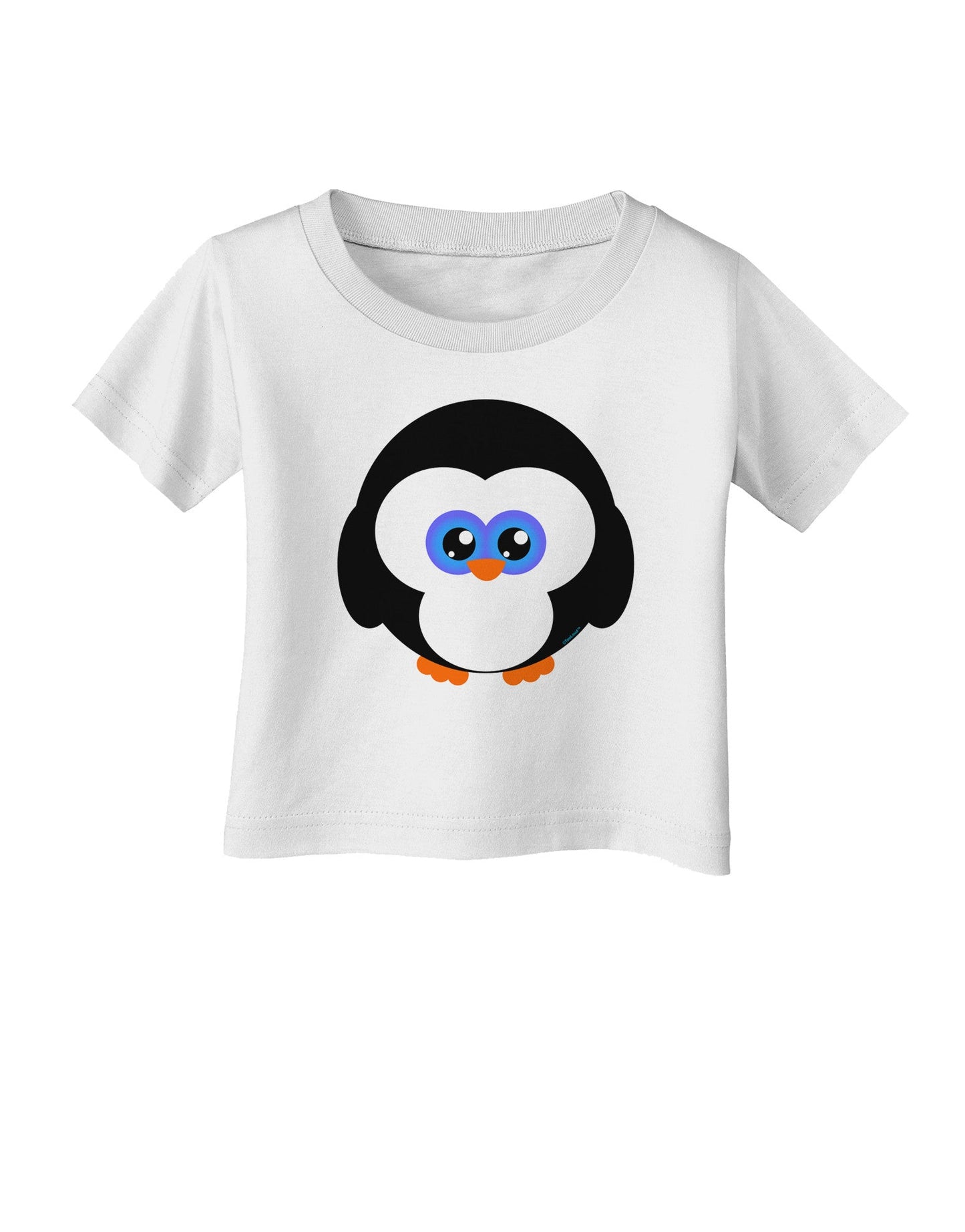 Cute Penguin Christmas Infant T-Shirt-Infant T-Shirt-TooLoud-White-06-Months-Davson Sales
