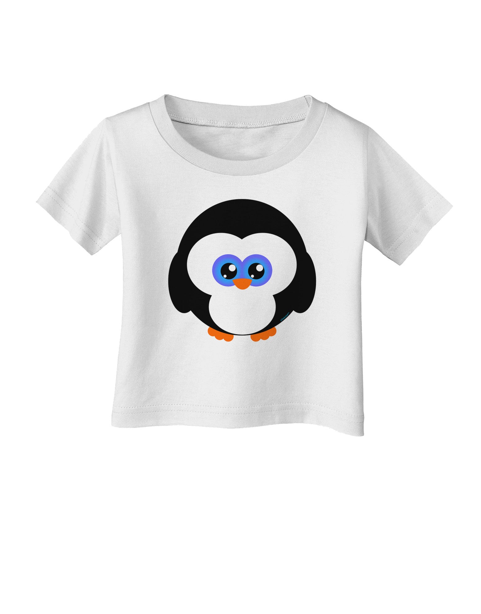 Cute Penguin Christmas Infant T-Shirt-Infant T-Shirt-TooLoud-White-06-Months-Davson Sales