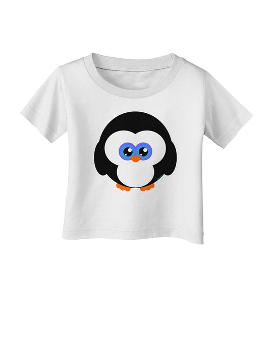 Cute Penguin Christmas Infant T-Shirt-Infant T-Shirt-TooLoud-White-06-Months-Davson Sales