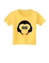 Cute Penguin Christmas Toddler T-Shirt-Toddler T-Shirt-TooLoud-Yellow-2T-Davson Sales