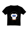 Cute Penguin Christmas Toddler T-Shirt Dark-Toddler T-Shirt-TooLoud-Black-2T-Davson Sales