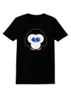 Cute Penguin Christmas Womens Dark T-Shirt-TooLoud-Black-X-Small-Davson Sales