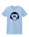 Cute Penguin Christmas Womens T-Shirt-Womens T-Shirt-TooLoud-Light-Blue-X-Small-Davson Sales