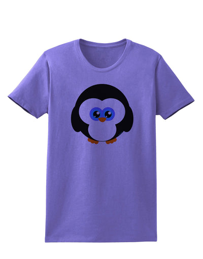Cute Penguin Christmas Womens T-Shirt-Womens T-Shirt-TooLoud-Violet-X-Small-Davson Sales