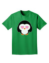 Cute Penguin - Heart Eyes Adult Dark T-Shirt by TooLoud-Mens T-Shirt-TooLoud-Kelly-Green-Small-Davson Sales