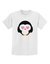 Cute Penguin - Heart Eyes Childrens T-Shirt by TooLoud-Childrens T-Shirt-TooLoud-White-X-Small-Davson Sales