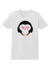 Cute Penguin - Heart Eyes Womens T-Shirt by TooLoud-Womens T-Shirt-TooLoud-White-X-Small-Davson Sales