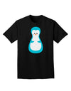 Cute Penguin Matryoshka Nesting Doll - Christmas Adult Dark T-Shirt-Mens T-Shirt-TooLoud-Black-Small-Davson Sales