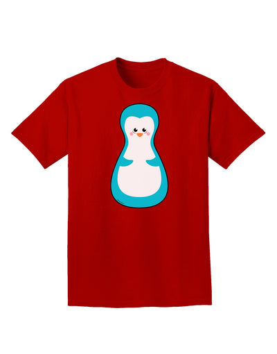 Cute Penguin Matryoshka Nesting Doll - Christmas Adult Dark T-Shirt-Mens T-Shirt-TooLoud-Red-Small-Davson Sales