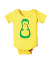 Cute Penguin Matryoshka Nesting Doll - Christmas Baby Romper Bodysuit-Baby Romper-TooLoud-Yellow-06-Months-Davson Sales