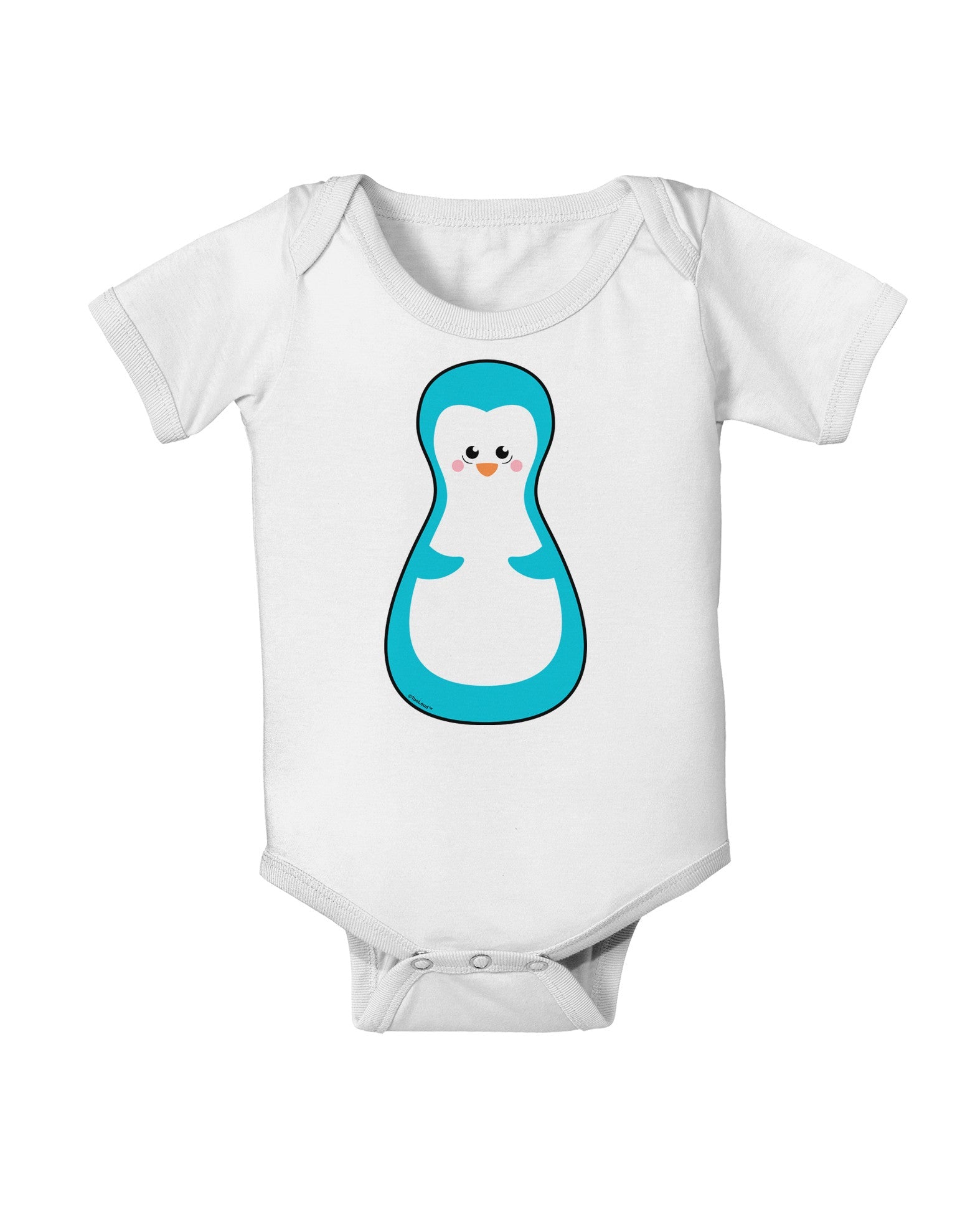 Cute Penguin Matryoshka Nesting Doll - Christmas Baby Romper Bodysuit-Baby Romper-TooLoud-White-06-Months-Davson Sales