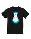 Cute Penguin Matryoshka Nesting Doll - Christmas Childrens Dark T-Shirt-Childrens T-Shirt-TooLoud-Black-X-Small-Davson Sales