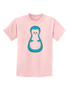 Cute Penguin Matryoshka Nesting Doll - Christmas Childrens T-Shirt-Childrens T-Shirt-TooLoud-PalePink-X-Small-Davson Sales