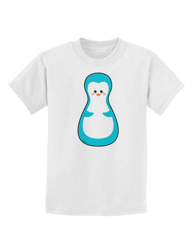 Cute Penguin Matryoshka Nesting Doll - Christmas Childrens T-Shirt-Childrens T-Shirt-TooLoud-White-X-Small-Davson Sales