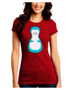 Cute Penguin Matryoshka Nesting Doll - Christmas Juniors Crew Dark T-Shirt-T-Shirts Juniors Tops-TooLoud-Red-Juniors Fitted Small-Davson Sales