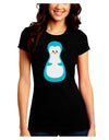 Cute Penguin Matryoshka Nesting Doll - Christmas Juniors Crew Dark T-Shirt-T-Shirts Juniors Tops-TooLoud-Black-Juniors Fitted Small-Davson Sales