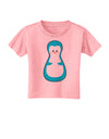 Cute Penguin Matryoshka Nesting Doll - Christmas Toddler T-Shirt-Toddler T-Shirt-TooLoud-Candy-Pink-2T-Davson Sales