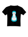 Cute Penguin Matryoshka Nesting Doll - Christmas Toddler T-Shirt Dark-Toddler T-Shirt-TooLoud-Black-2T-Davson Sales