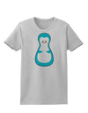 Cute Penguin Matryoshka Nesting Doll - Christmas Womens T-Shirt-Womens T-Shirt-TooLoud-AshGray-X-Small-Davson Sales