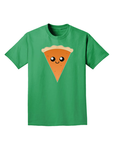 Cute Pie Slice - Thanksgiving Adult Dark T-Shirt-Mens T-Shirt-TooLoud-Kelly-Green-Small-Davson Sales