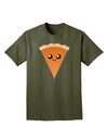 Cute Pie Slice - Thanksgiving Adult Dark T-Shirt-Mens T-Shirt-TooLoud-Military-Green-Small-Davson Sales