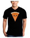 Cute Pie Slice - Thanksgiving Adult Dark V-Neck T-Shirt-Mens V-Neck T-Shirt-TooLoud-Black-Small-Davson Sales