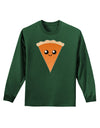 Cute Pie Slice - Thanksgiving Adult Long Sleeve Dark T-Shirt-TooLoud-Dark-Green-Small-Davson Sales