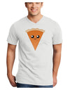 Cute Pie Slice - Thanksgiving Adult V-Neck T-shirt-Mens V-Neck T-Shirt-TooLoud-White-Small-Davson Sales