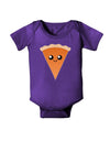 Cute Pie Slice - Thanksgiving Baby Romper Bodysuit Dark-Baby Romper-TooLoud-Purple-06-Months-Davson Sales