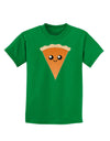 Cute Pie Slice - Thanksgiving Childrens Dark T-Shirt-Childrens T-Shirt-TooLoud-Kelly-Green-X-Small-Davson Sales