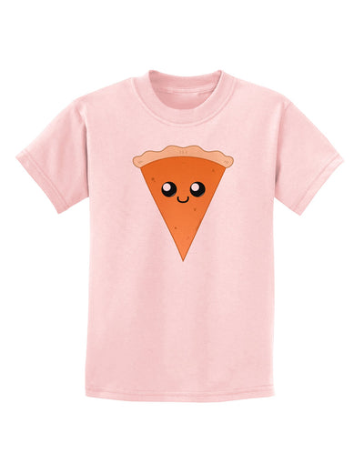 Cute Pie Slice - Thanksgiving Childrens T-Shirt-Childrens T-Shirt-TooLoud-PalePink-X-Small-Davson Sales