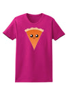 Cute Pie Slice - Thanksgiving Womens Dark T-Shirt-Womens T-Shirt-TooLoud-Hot-Pink-Small-Davson Sales