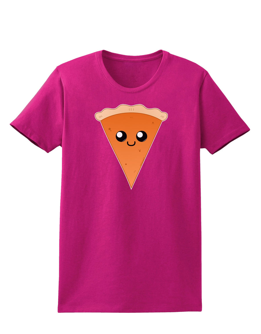 Cute Pie Slice - Thanksgiving Womens Dark T-Shirt-Womens T-Shirt-TooLoud-Black-X-Small-Davson Sales