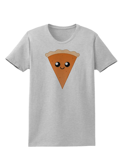 Cute Pie Slice - Thanksgiving Womens T-Shirt-Womens T-Shirt-TooLoud-AshGray-X-Small-Davson Sales