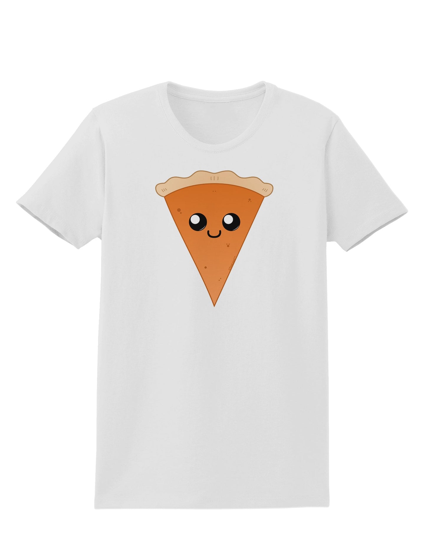 Cute Pie Slice - Thanksgiving Womens T-Shirt-Womens T-Shirt-TooLoud-White-X-Small-Davson Sales