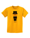 Cute Pilgrim Boy Thanksgiving Childrens T-Shirt-Childrens T-Shirt-TooLoud-Gold-X-Small-Davson Sales