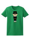 Cute Pilgrim Boy Thanksgiving Womens Dark T-Shirt-TooLoud-Kelly-Green-X-Small-Davson Sales