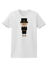 Cute Pilgrim Boy Thanksgiving Womens T-Shirt-Womens T-Shirt-TooLoud-White-X-Small-Davson Sales