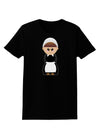 Cute Pilgrim Girl Thanksgiving Womens Dark T-Shirt-TooLoud-Black-X-Small-Davson Sales