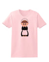 Cute Pilgrim Girl Thanksgiving Womens T-Shirt-Womens T-Shirt-TooLoud-PalePink-X-Small-Davson Sales