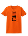 Cute Pilgrim Girl Thanksgiving Womens T-Shirt-Womens T-Shirt-TooLoud-Orange-X-Small-Davson Sales