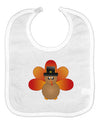 Cute Pilgrim Turkey Thanksgiving Baby Bib