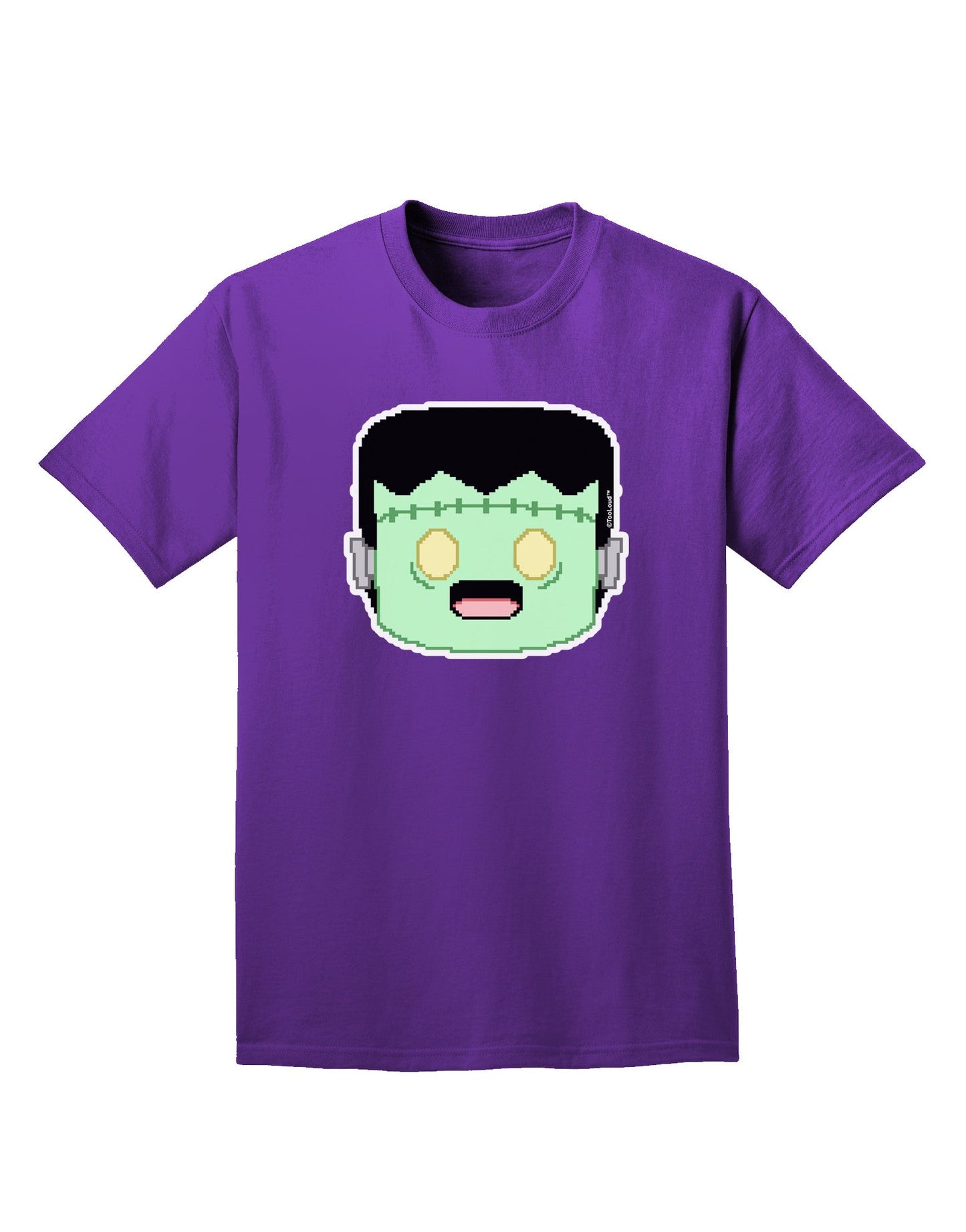 Cute Pixel Monster Adult Dark T-Shirt-Mens T-Shirt-TooLoud-Purple-Small-Davson Sales