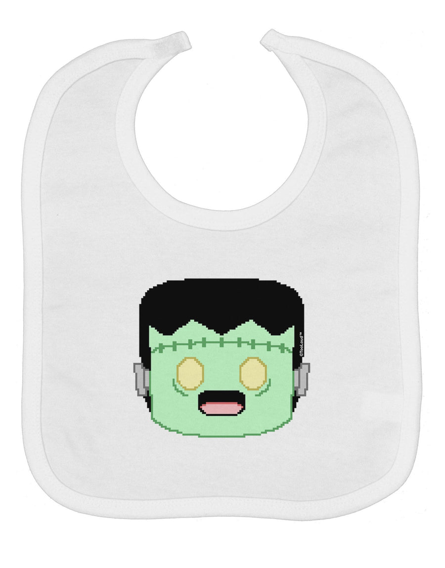 Cute Pixel Monster Baby Bib