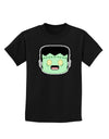 Cute Pixel Monster Childrens Dark T-Shirt-Childrens T-Shirt-TooLoud-Black-X-Small-Davson Sales