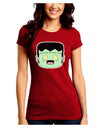 Cute Pixel Monster Juniors Crew Dark T-Shirt-T-Shirts Juniors Tops-TooLoud-Red-Juniors Fitted Small-Davson Sales