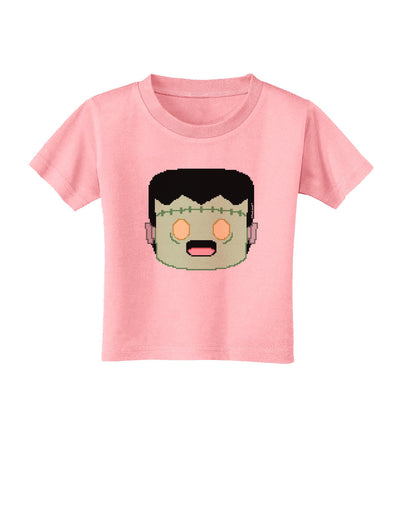 Cute Pixel Monster Toddler T-Shirt-Toddler T-Shirt-TooLoud-Candy-Pink-2T-Davson Sales