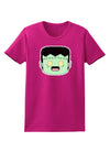 Cute Pixel Monster Womens Dark T-Shirt-TooLoud-Hot-Pink-Small-Davson Sales