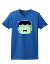 Cute Pixel Monster Womens Dark T-Shirt-TooLoud-Royal-Blue-X-Small-Davson Sales